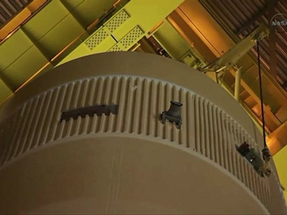 [STS-135] External Tank Mated With Solid Rocket Boosters