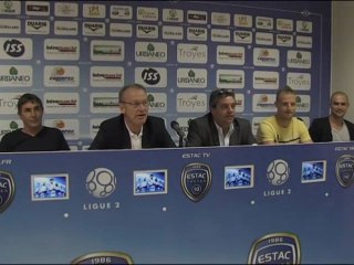 Benjamin NIVET et Stéphane DARBION en conf' de presse
