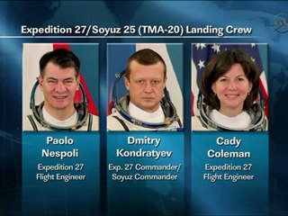 [ISS] Expedition 27 Crew Egress