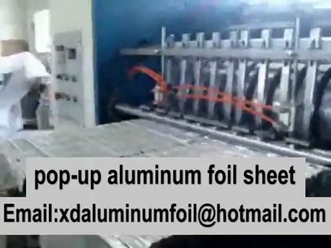how it made-pop-up aluminum foil sheet