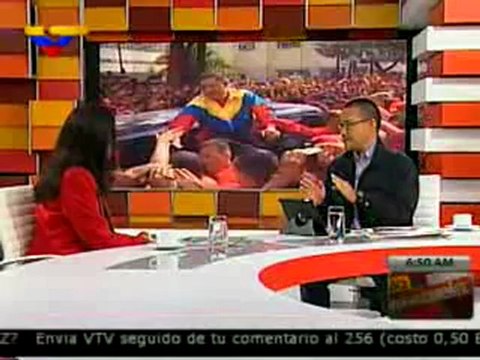 (VÍDEO) Toda Venezuela 28.06.2012 Entrevista a Mary Pili Hernandez Ministra de la Juventud 1/2