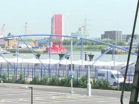 A Londres, inauguration d'un téléphérique pour les Jeux Olympiques