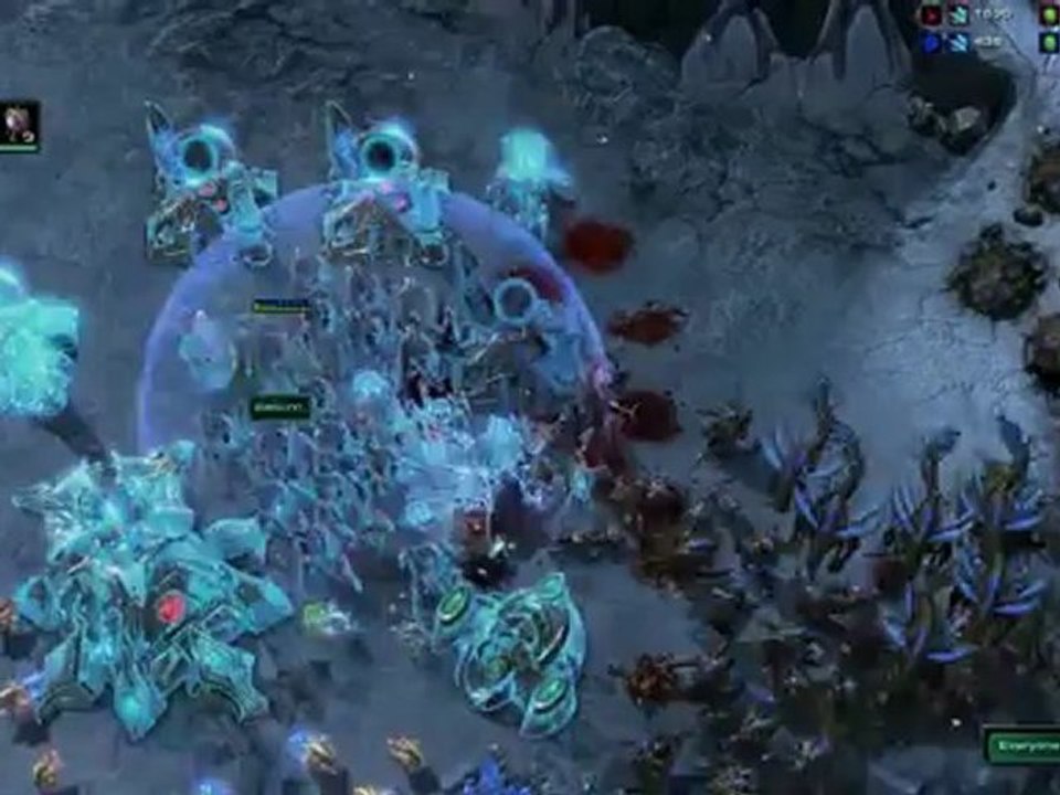 StarCraft II Heart of the Swarm - Battle Report (Protoss vs Zerg)