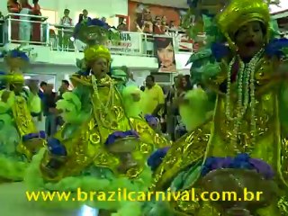 Brasilian Folklore Dance in Green and Yellow: Baianas ...