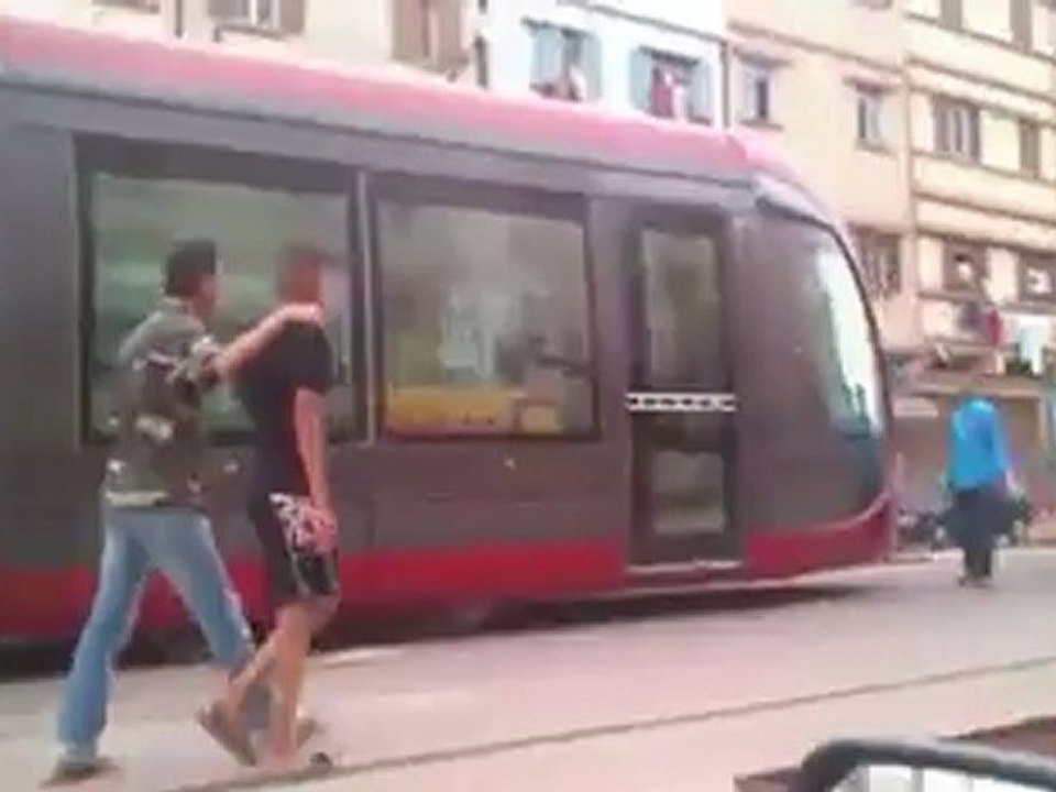 tramway hay al mohammadi test  juin 2012 .casablanca maroc