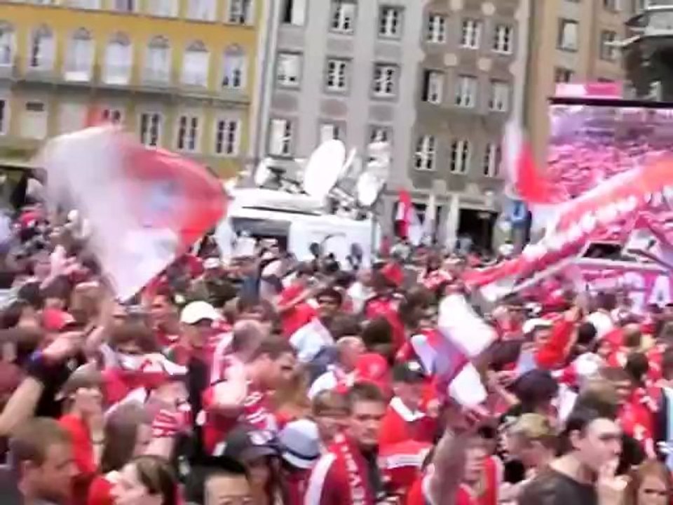 FC Bayern München Meisterfeier 09.05.2010, die Fans