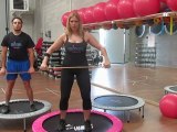 Monya fitness come utilizzare il trampolino per allenamento aerobico Palestra ALBESE FITNESS CENTER