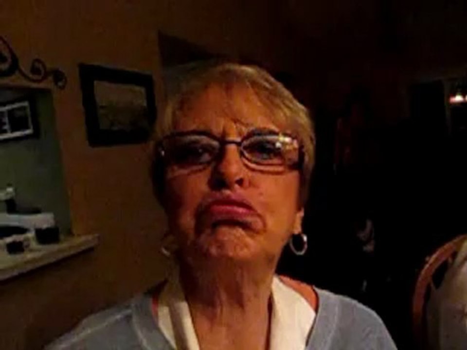 Trudy doing the lip wiggle