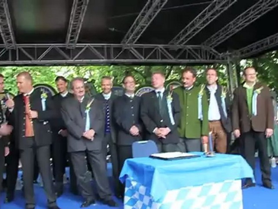 Ablegung des brauereids anlässlich des brauertags 2010 in münchen