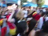 WM Feier auf der Leopoldstraße & Public Viewing beim Deutschland England Spiel