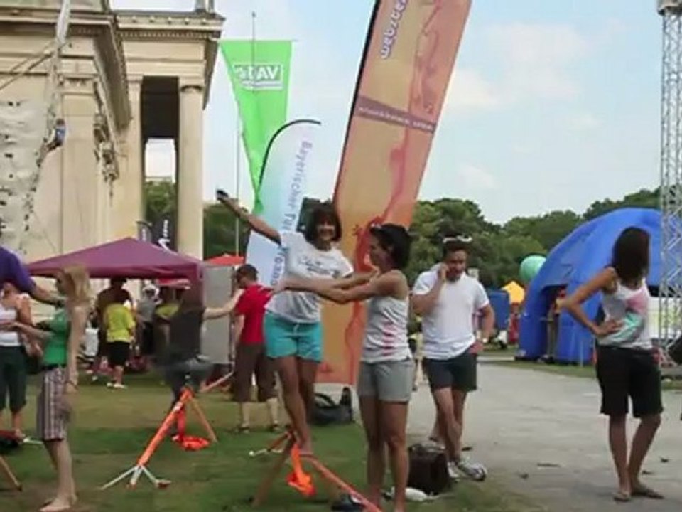 1. Münchner Sportfestival auf dem Königsplatz am 04.07.201