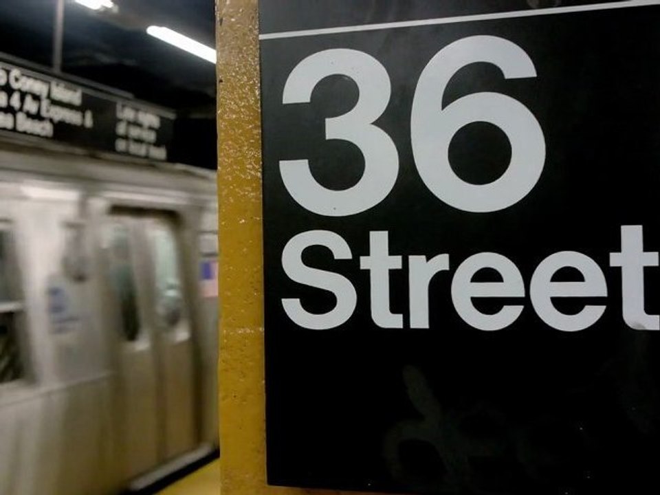 Escaliers du métro de New-York
