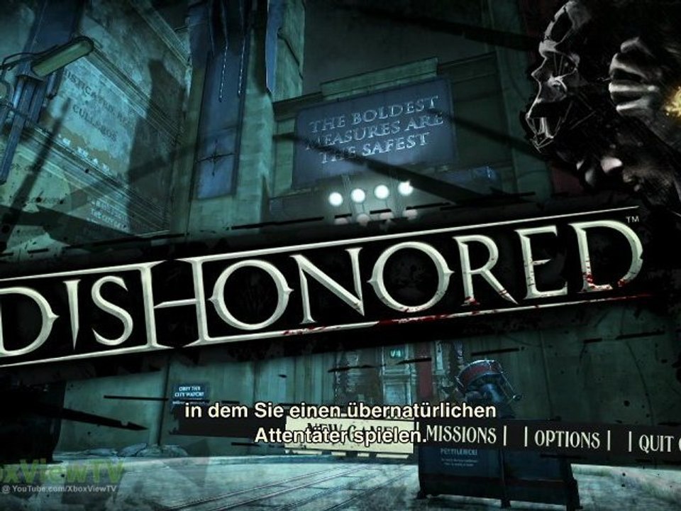 Dishonored - "E3 2012 Golden Cat Demo #1 - Stealth" Gameplay (Deutsche Untertitel) | HD