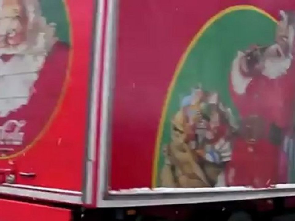 Coca Cola Weihnachtstruck in München am 26.11.2010