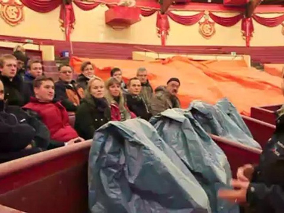 Circus Krone: Ankunft von vier Junghengsten vom Haupt- und Landgestüt Marbach