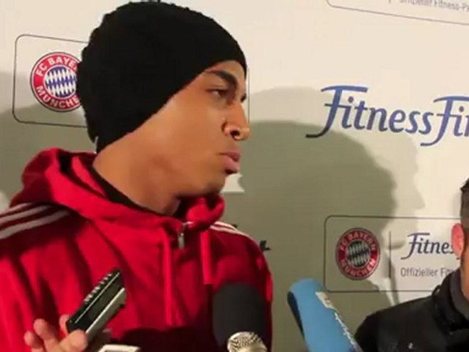 FC Bayern Neuzugang Luiz Gustavo zum 1. Heimspiel in München