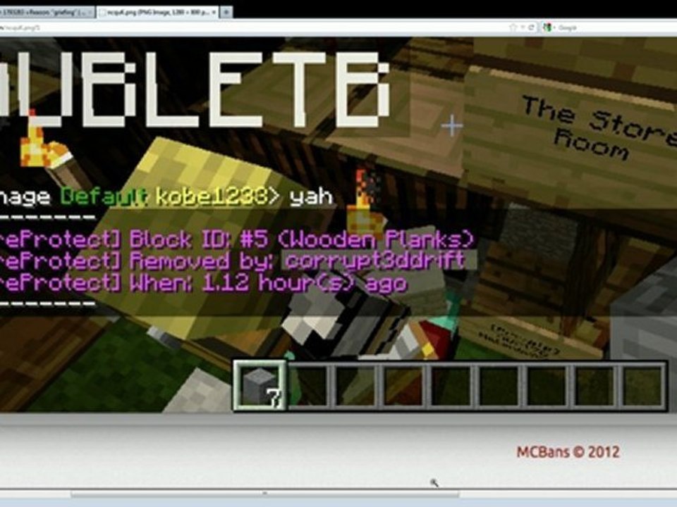 to mcbans,prof that a server owner is faking prof