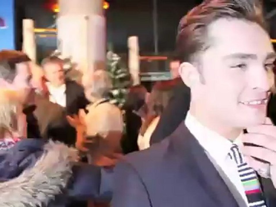 Felicity Jones, Ed Westwick @ Powder Girl Premiere München