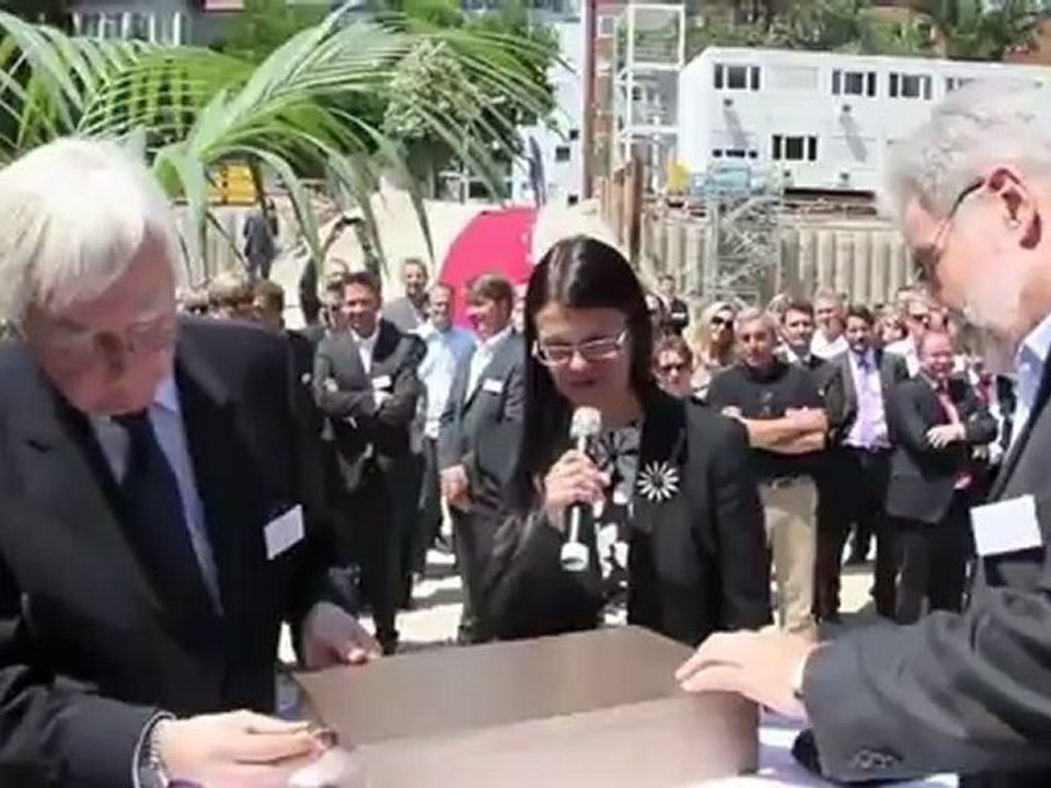 'The Seven' Grundsteinlegung des Münchner Wohn- und Gewerbequartiers in München am 25.05.2011