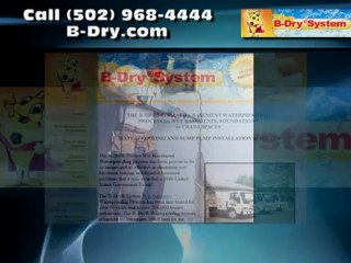 Waterproofing in Louisville KY - B-Dry System