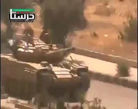 Syria فري برس ريف دمشق حرستا اقتحام المدينة بالدبابات 28 6 2012 ج3 Damascus