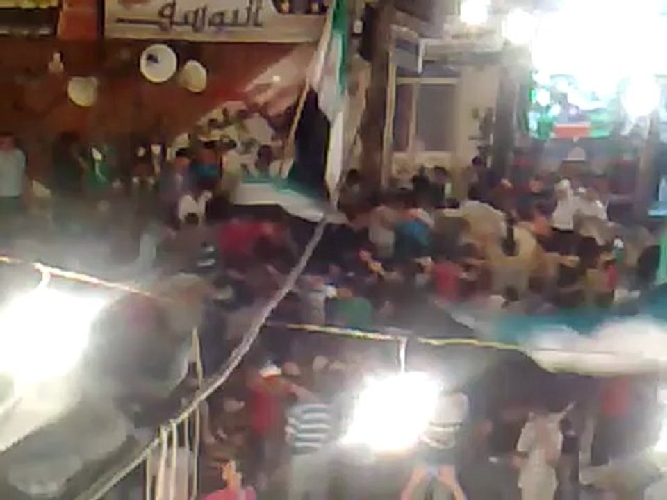 Syria فري برس ريف دمشق التل {مسائية أحرار التل} 28 6 2012 Damascus