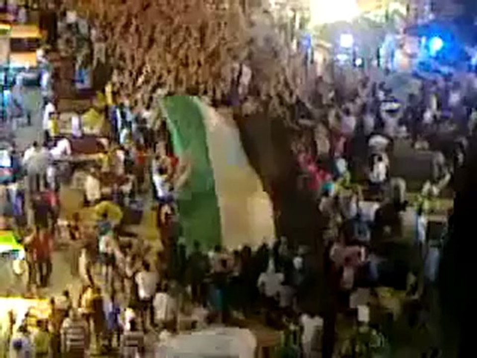 Syria فري برس حلب بستان القصر مسائية جامع بدر تصوير مرتفع 28 6 2012 Aleppo