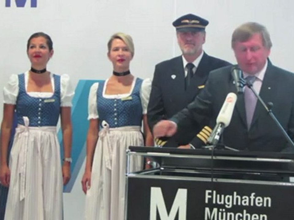 Olympia Winterspiele 2018 - Abflug des Lufthansa Sonderflugs von München nach Durban 04.07.2011