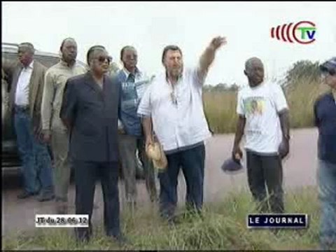 Visite des sites agropastoraux par le Chef de l’Etat Denis Sassou N’Guesso
