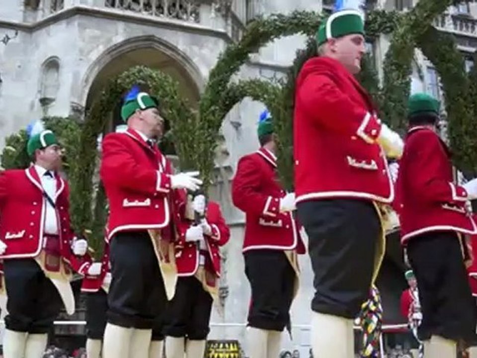 Teil 2: Münchner Schäfflertanz 2012  @ Marienplatz am 06.01.2012