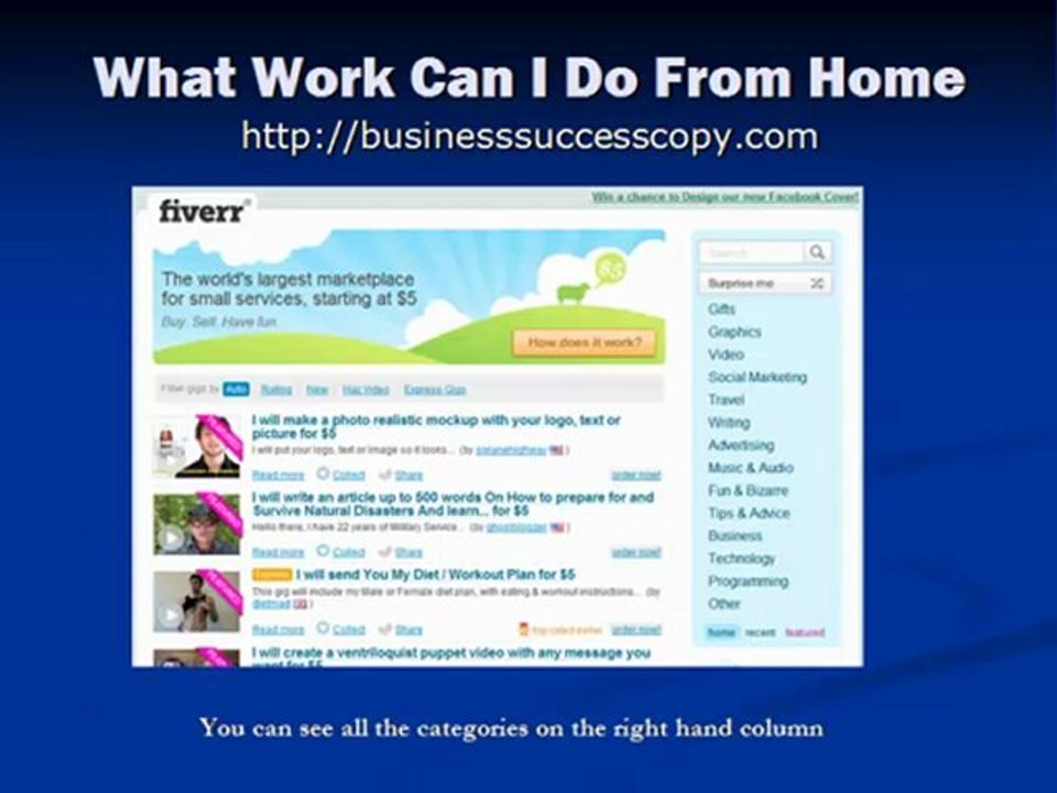 What Work Can I Do From Home