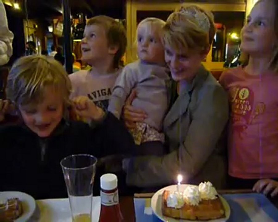 Anniversaire au resto