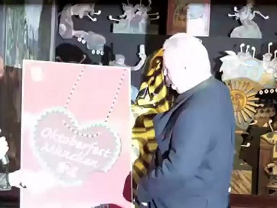 Vorstellung Oktoberfestplakat 2012 im Münchner Stadtmuseum am 15.02.2012