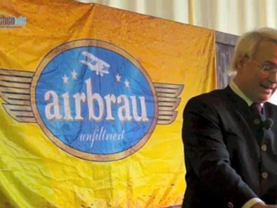 Teil 1: Starkbierfest 2012 @ Airbräu-Tenne München Flughafen mit Wolfgang Krebs aka Edmund Stoiber