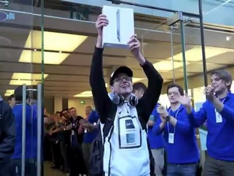 Das neue iPad 3: Verkaufsstart / Launch @ Apple Store München am 16.03.2012