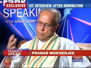 Frankly speaking with Pranab Mukherjee - Part- 5/6