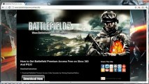 How to unlock Battlefield 3 Premium Access Free! - Xbox 360 - PS3