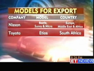 Download Video: Automakers look to boost exports to keep margins intact