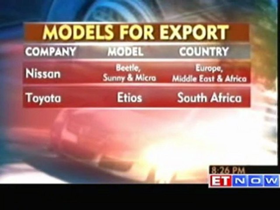 Automakers look to boost exports to keep margins intact