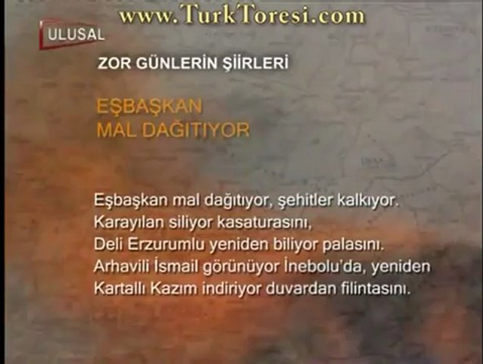 EŞ BAŞKAN MAL DAĞITIYOR...