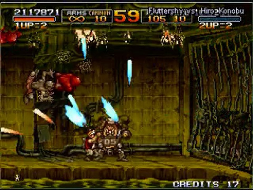 Metal Slug X 2-Player Playthrough