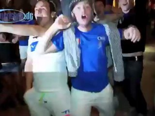 EM 2012 - Public Viewing München Leopoldstraße: Italien & Spanien Viertelfinal Einzug