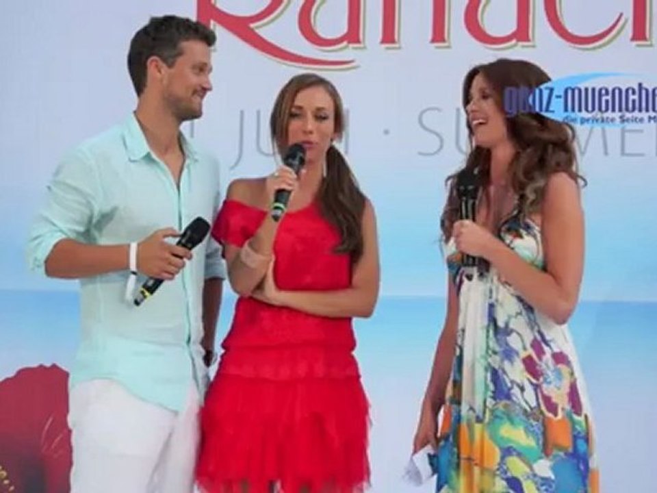 Wayne Carpendale & Annemarie Warnkross über Hochzeitspläne @ Raffaelo Summer Day München 2012