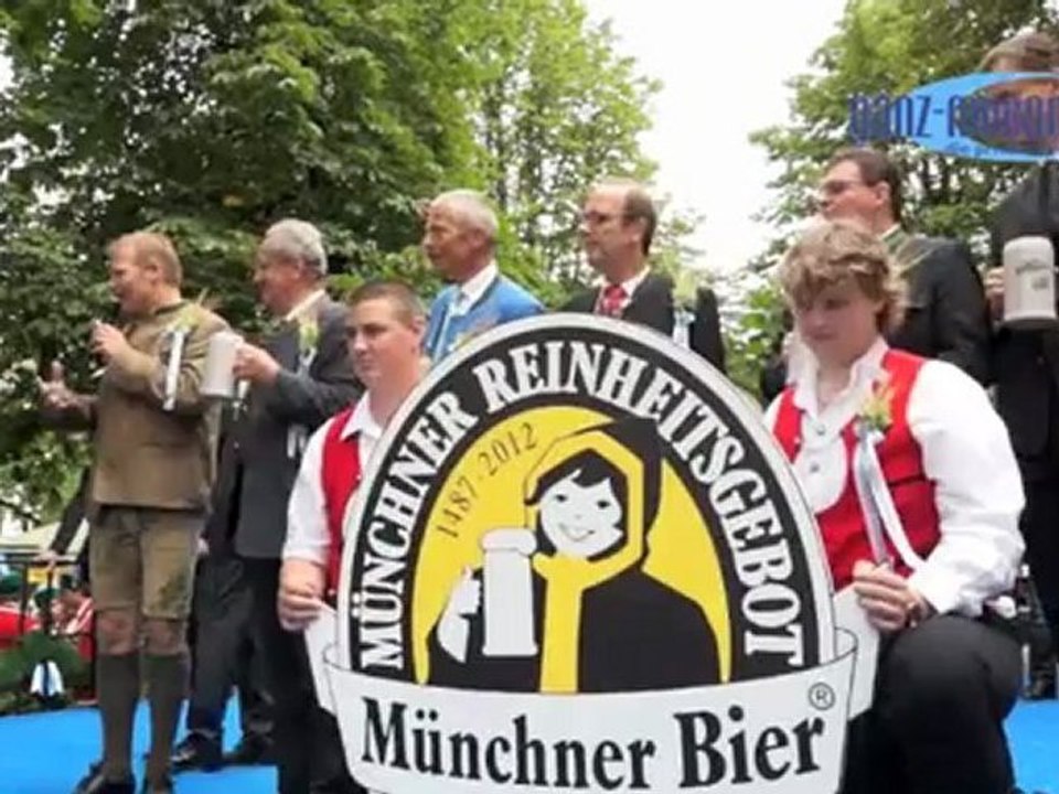 Münchner brauereid 2012 und ansprache ob christian ude @ viktualienmarkt