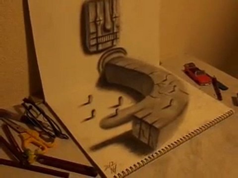 Dessins 3D de Nagai Hideyukiart