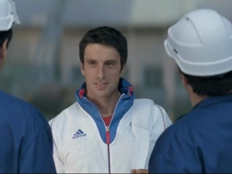 Campagne de pub J.O. avec Tony Estanguet