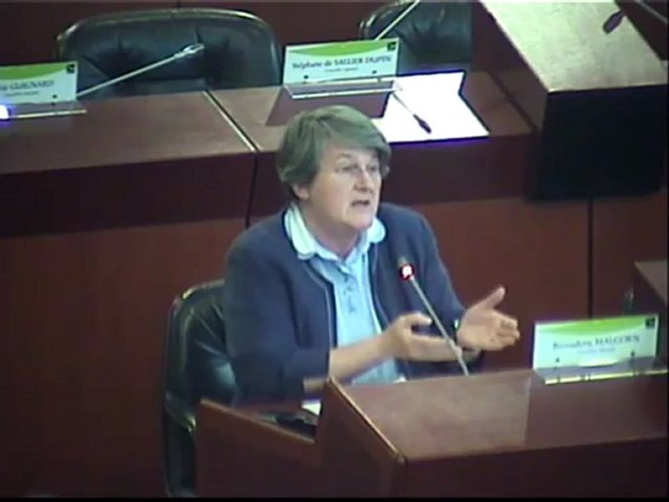 29-06-2012 Intervention de Bernadette Malgorn relative à l’amélioration des axes ferroviaires Rennes-Brest  et Rennes-Quimper