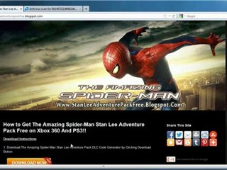 The Amazing Spider-Man Stan Lee Adventure Pack DLC Free Xbox 360 - PS3