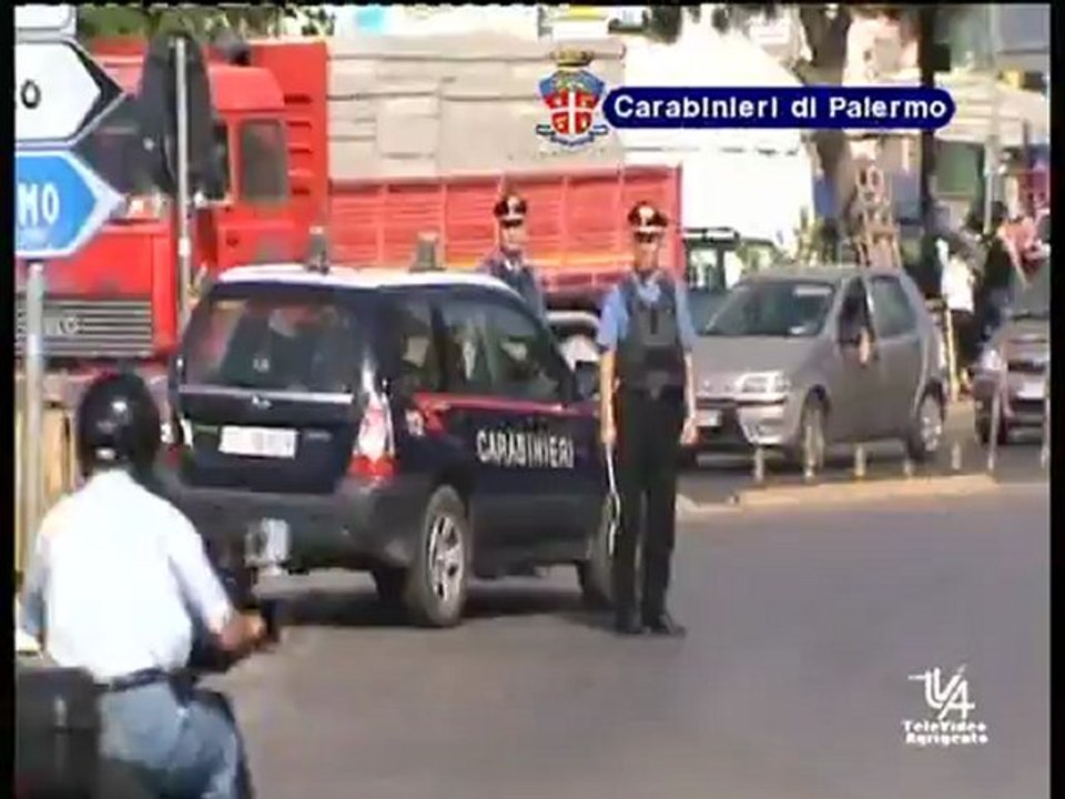 OPERAZIONE PIAZZA PULITA IN PROVINCIA DI PALERMO TVA NOTIZIE 27 GIUGNO 2012