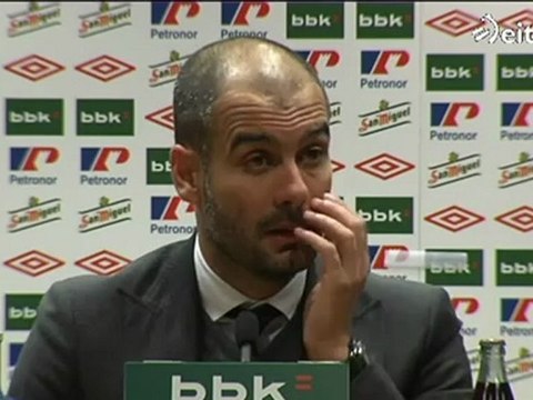 Athletic Club 2 - FC Barcelona 2: Rueda de prensa de Pep Guardiola